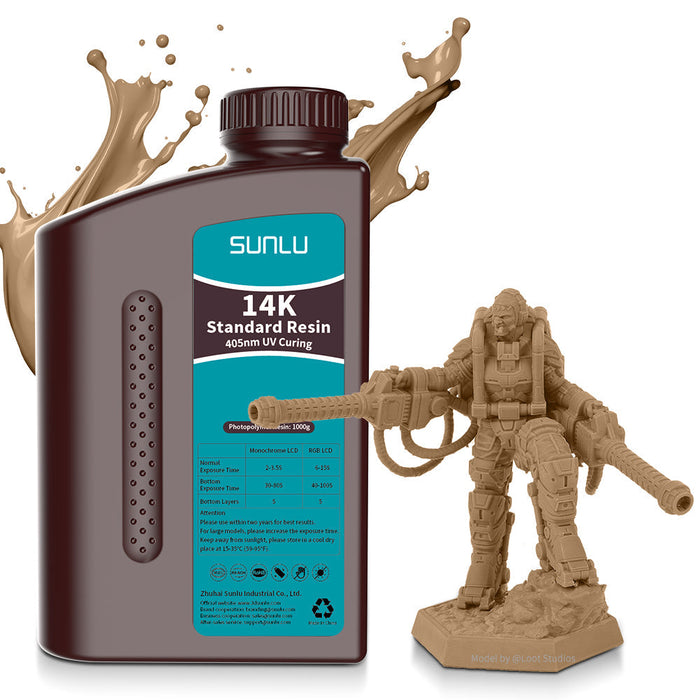 [MOQ : 6 Bouteilles] Série de résines 1000G et Résine Standard et Résine Standard Plus et Résine ABS-Like et Résine Standard Water-wash et Résine 14K