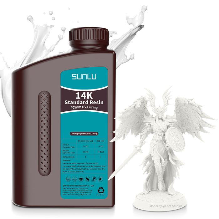 [MOQ : 6 Bouteilles] Série de résines 1000G et Résine Standard et Résine Standard Plus et Résine ABS-Like et Résine Standard Water-wash et Résine 14K
