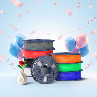 Filament PLA, PLA+, PLA+2.0, PLA Meta – 8 bobines de 250 g, 0,25 kg par bobine, pack de 8, total 2 kg, mini bobine pour imprimantes 3D