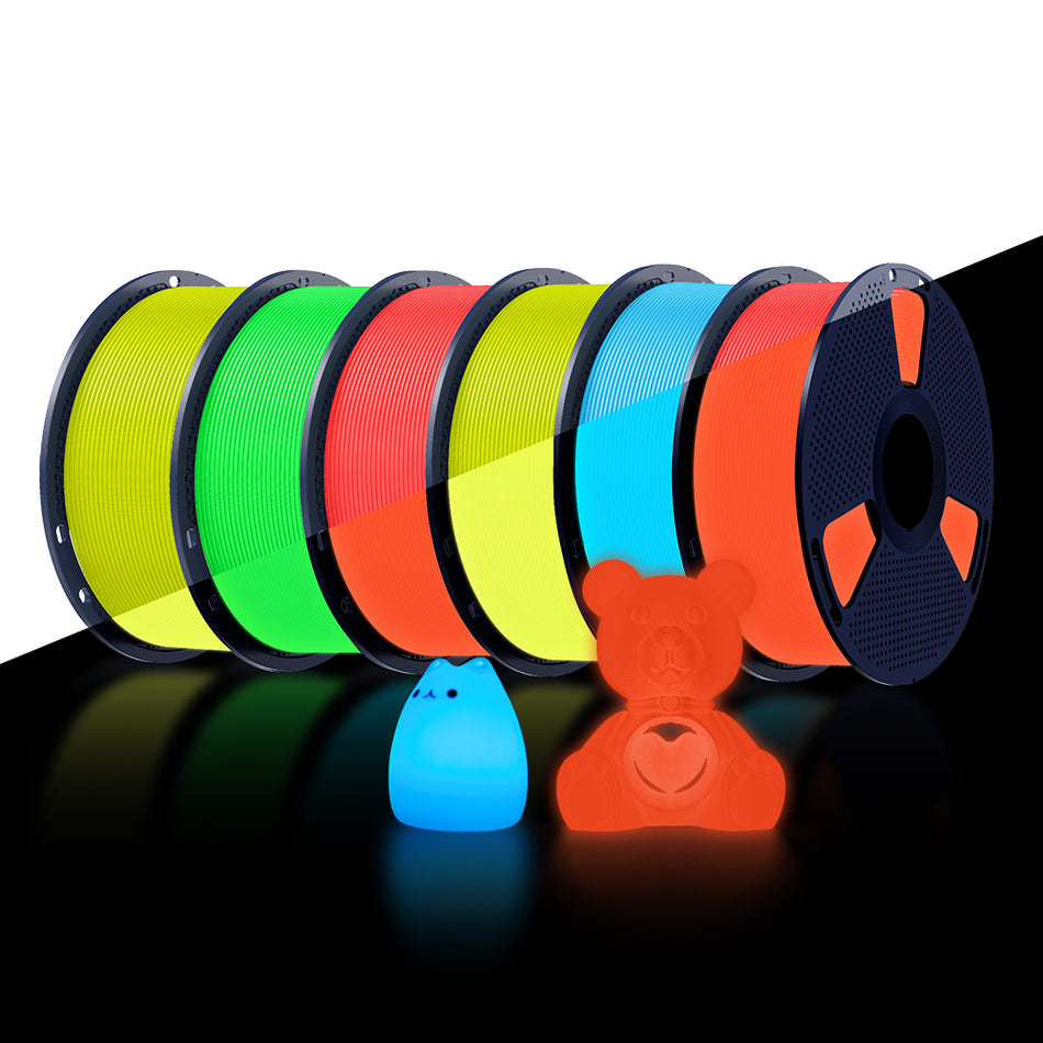 [MOQ : 3 Rouleaux] Filament PETG Lumineux (Phosphorescent) pour imprimante 3D 1KG