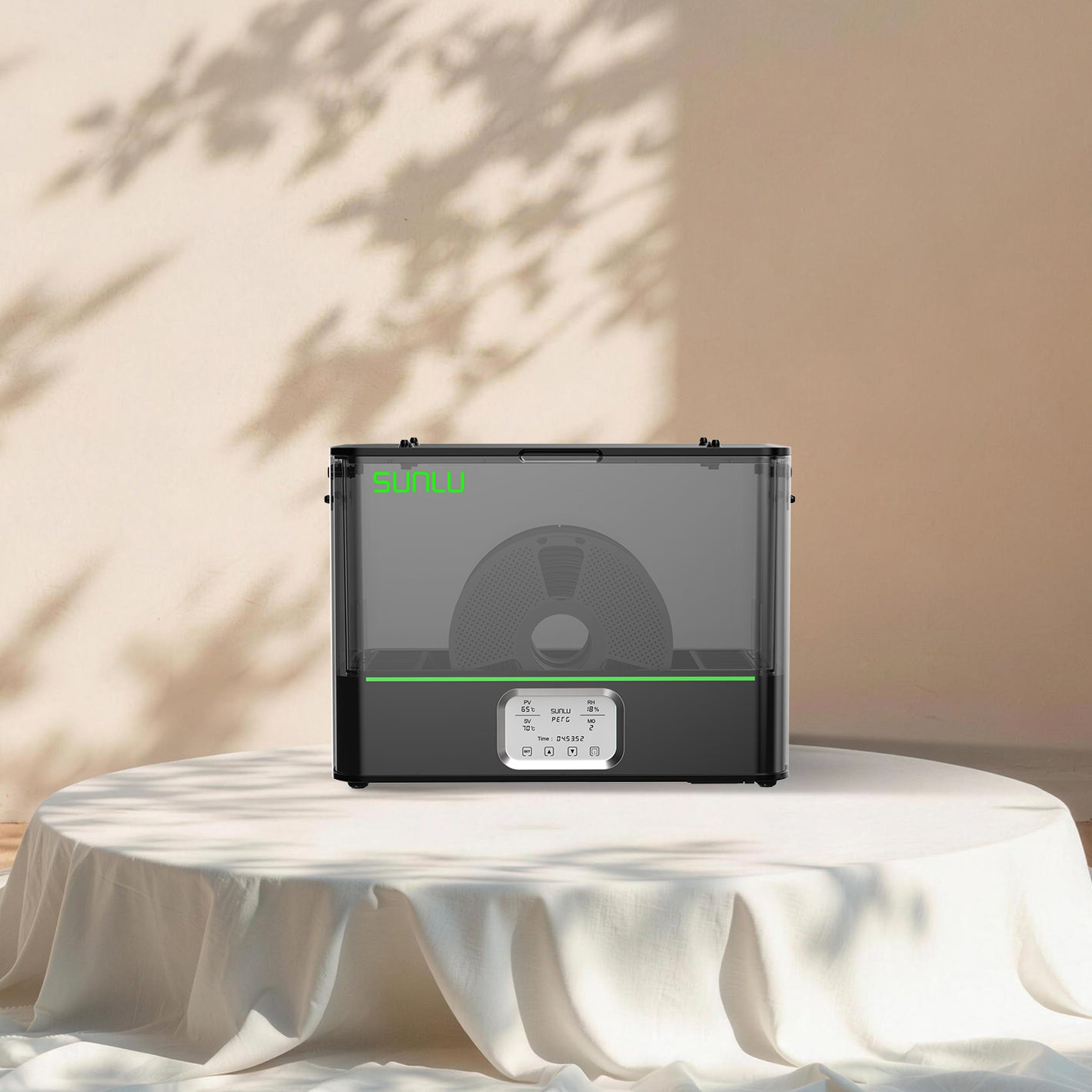 SUNLU FilaDryer E2, jusqu'à 110℃, séchage et recuit professionnels, conçu pour les filaments d'impression 3D destinés à l'ingénierie.