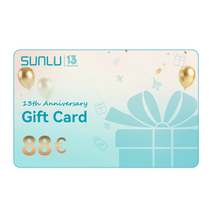 [2 % de réduction] SUNLU FR Store Offre spéciale de carte cadeau du magasin avec 2 % de réduction