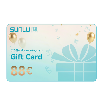 [2 % de réduction] SUNLU FR Store Offre spéciale de carte cadeau du magasin avec 2 % de réduction