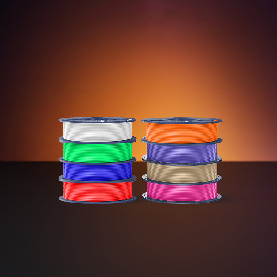 Filament PLA, PLA+, PLA+2.0, PLA Meta – 8 bobines de 250 g, 0,25 kg par bobine, pack de 8, total 2 kg, mini bobine pour imprimantes 3D