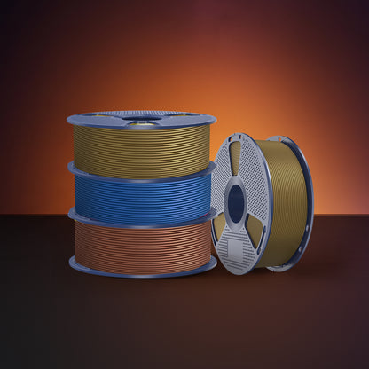 [Nouveau] SUNLU Filament PLA Metallic pour impression 3D 1KG, effet métallique réaliste