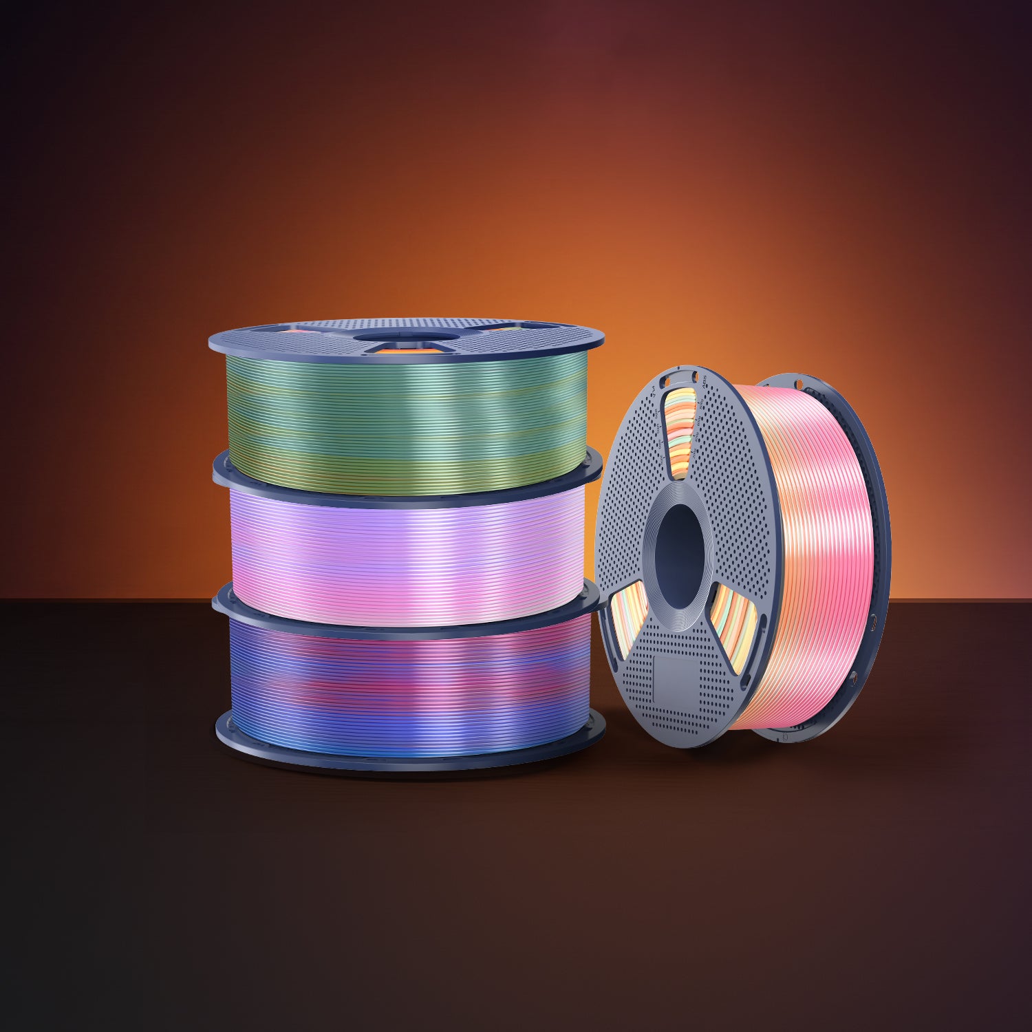 [3 rouleaux min.] SILK Rainbow Filament 1KG