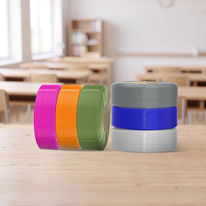 SUNLU Filament de Recharge 1KG, Refill, PLA, PLA+, PLA+2.0, PETG compatible avec 2025 bobines réutilisables SUNLU 3ème génération et BambuLab, 1KG 1.75mm Filament