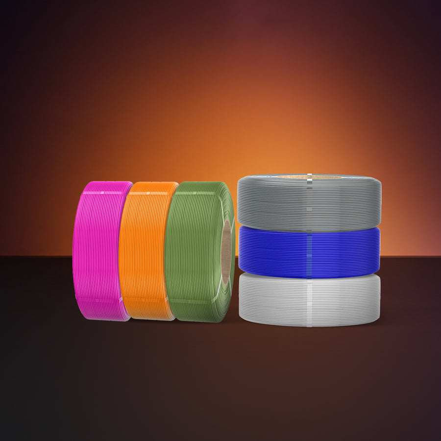 SUNLU Filament de Recharge 1KG, Refill, PLA, PLA+, PLA+2.0, PETG compatible avec 2025 bobines réutilisables SUNLU 3ème génération et BambuLab, 1KG 1.75mm Filament