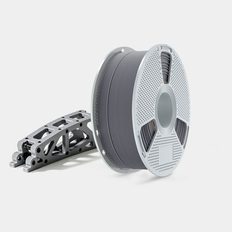 Nnylon-6 renforcé de fibres de verre (PA6-GF) Filament 1KG, PA6 avec 25 % de fibres de verre, résistance aux températures élevées jusqu'à 417 °F (214 °C)