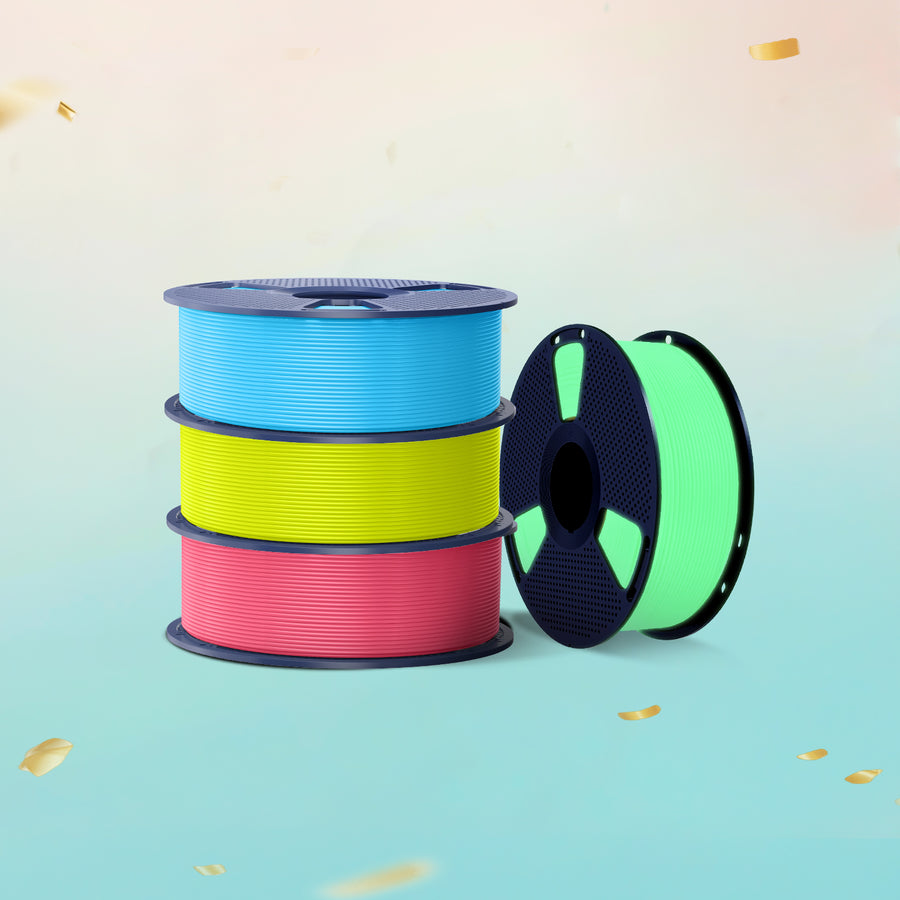 [MOQ : 3 Rouleaux] Filament PETG Lumineux (Phosphorescent) pour imprimante 3D 1KG