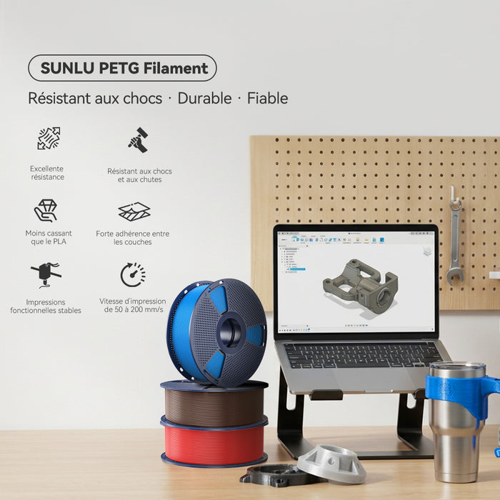 [MOQ : 6 Rouleaux] PETG Filament 1KG