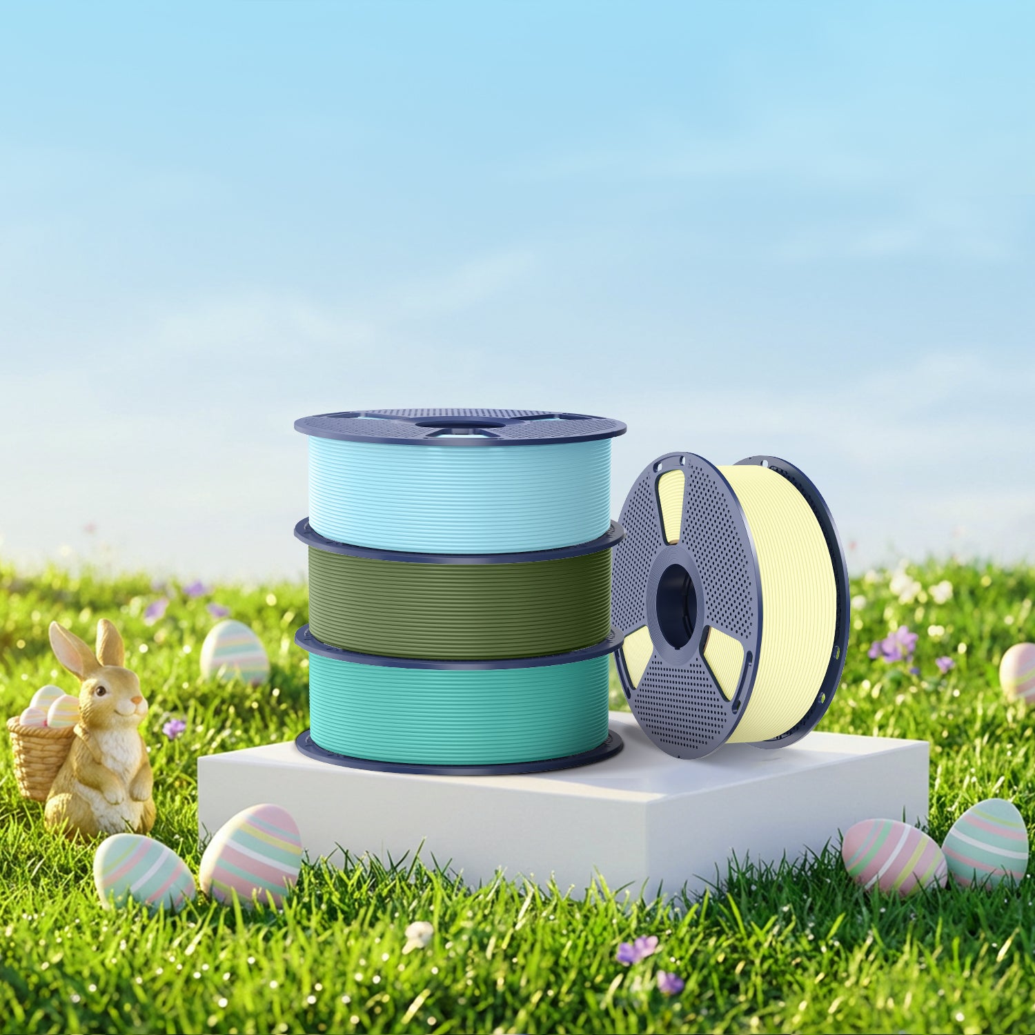 [MOQ : 6 Rouleaux] PLA Meta(Couleurs des Macarons) Filament 1KG