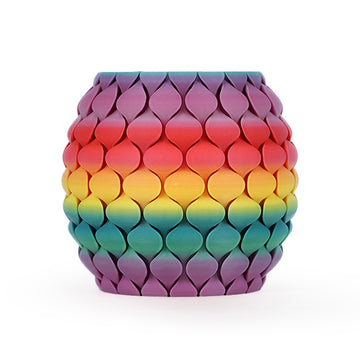 [MOQ : 3 Rouleaux] Collection de Filaments Esthétiques 1kg, Silk Multicolore (Bicolore, Tricolore, Quatre couleurs), PLA Galaxy, PLA Matte Dual-Color, PLA Rainbow,Silk Rainbow, Wood