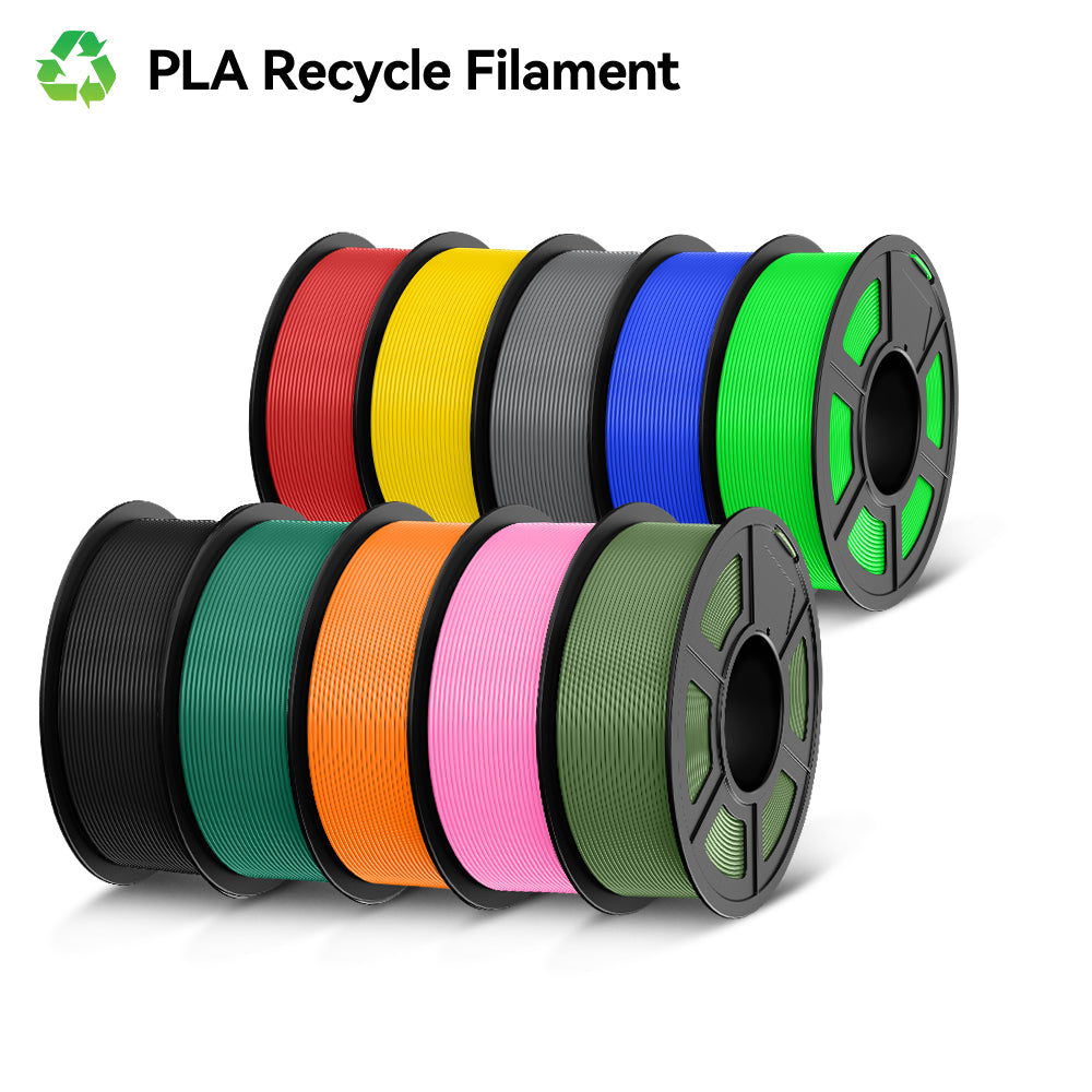[10KG Vente En Gros] Filament Recyclé Série PLA Pour Imprimante 3D 1KG/Rouleau