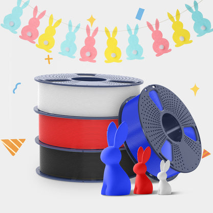 SUNLU Paquets multicolores 1KG*4 rouleaux, Pack d'impression 3D ultime pour des créations printanières vibrantes !