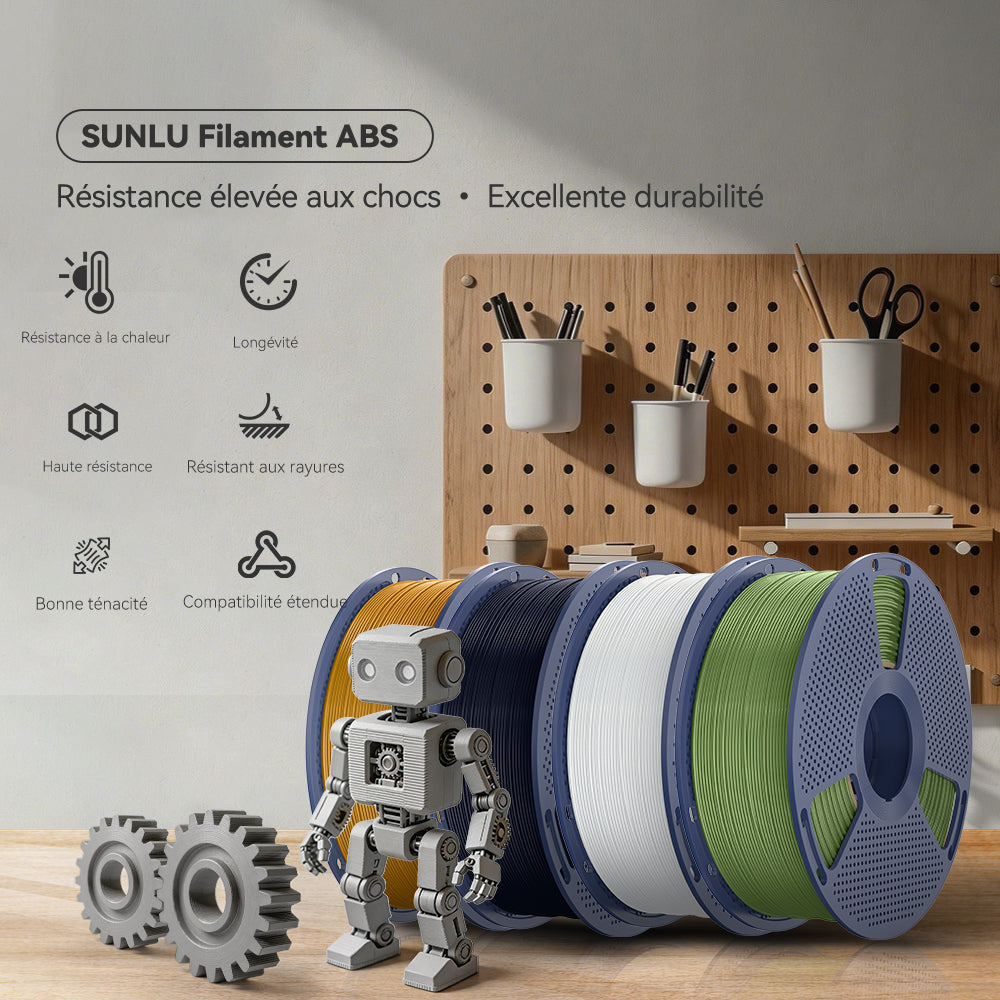 [MOQ : 1 Rouleaux] ABS 3D Printer Filament 1KG