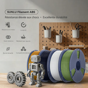 [MOQ : 3 Rouleaux] ABS Filament 1KG