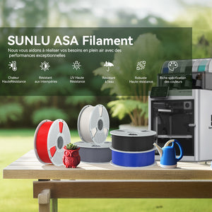 [MOQ : 3 Rouleaux] ASA 3D Printer Filament 1KG