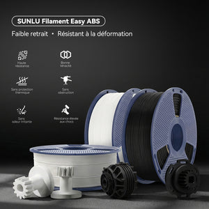 [MOQ : 3 Rouleaux] E_ABS (Easy ABS) Filament 1KG1 kg 1 kg (p.s. : pour la nouvelle bobine de recharge, le poids est de 0,9 kg)