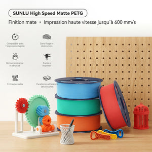 [MOQ : 6 Rouleaux] High Speed Matte PETG, Filament PETG Mat à Grande Vitesse 1KG