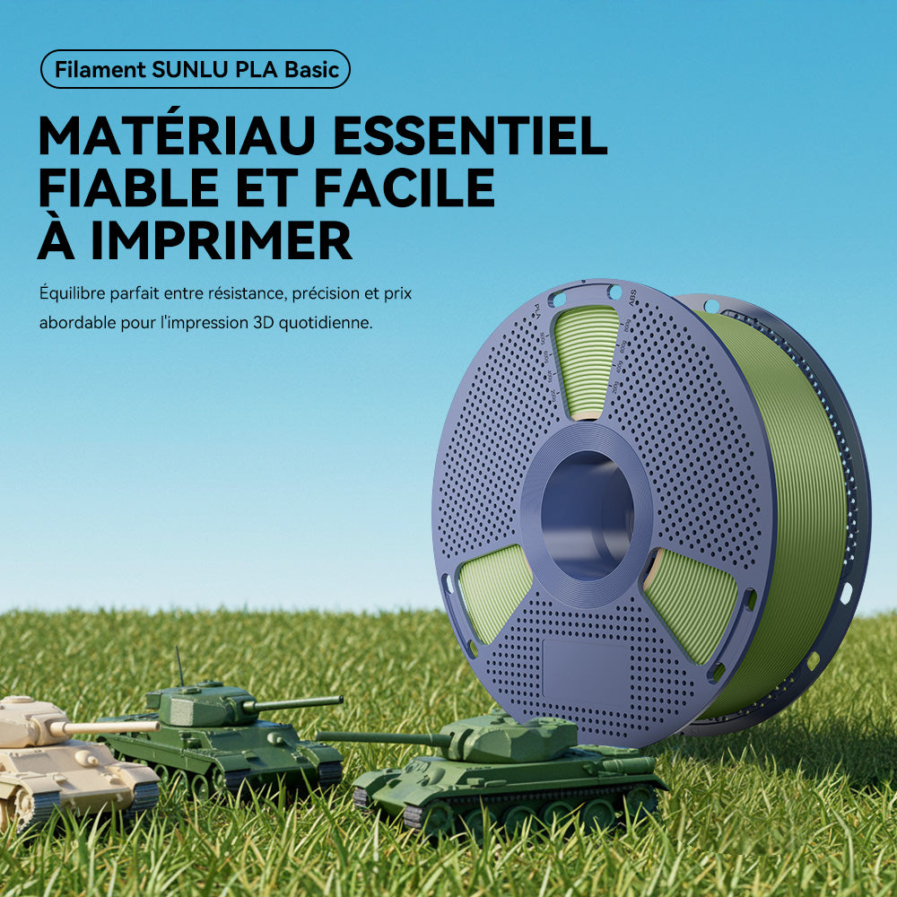 [MOQ : 6 Rouleaux] PLA Filament 1KG