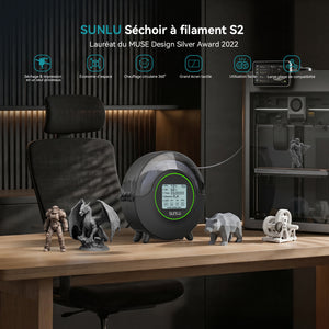 Sécheur De Filament Sunlu S2, Chauffage À 360° Pendant L'Impression 3D