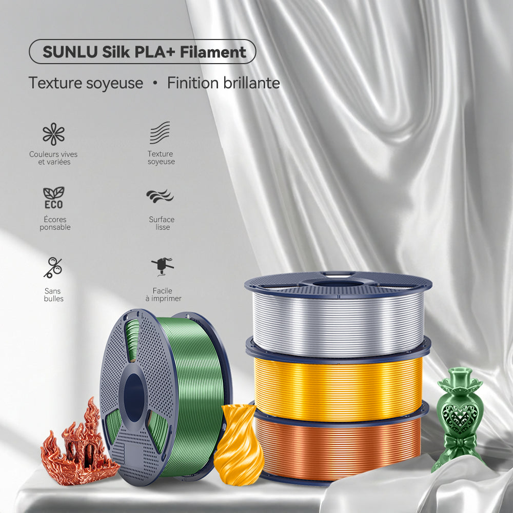 [MOQ : 6 Rouleaux] SILK Filament 1KG