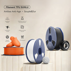 [MOQ : 3 Rouleaux] TPU 90A/95A 3D Printer Filament 1KG