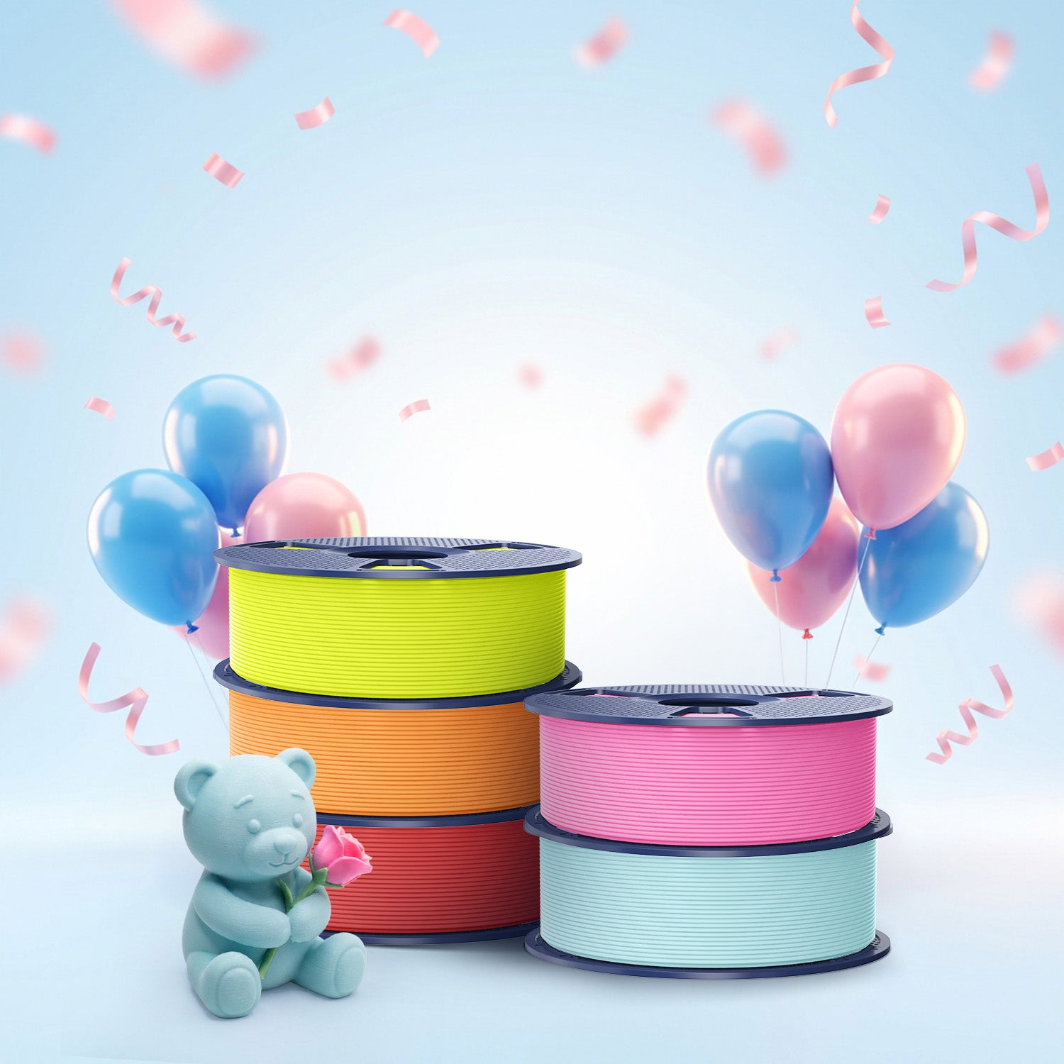 [MOQ : 6 Rouleaux] PLA Matte Filament 1KG