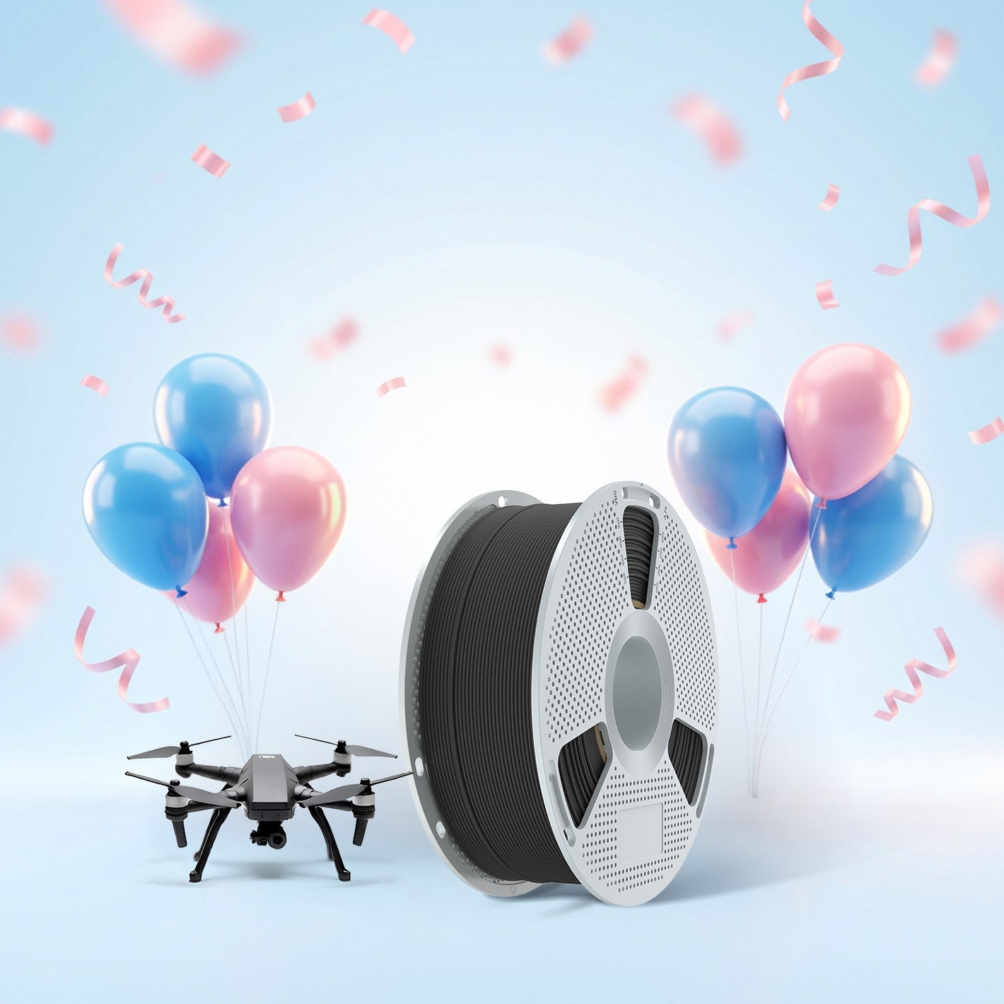 Nylon-12 Fibre de Carbone (PA12-CF) Filament 1KG