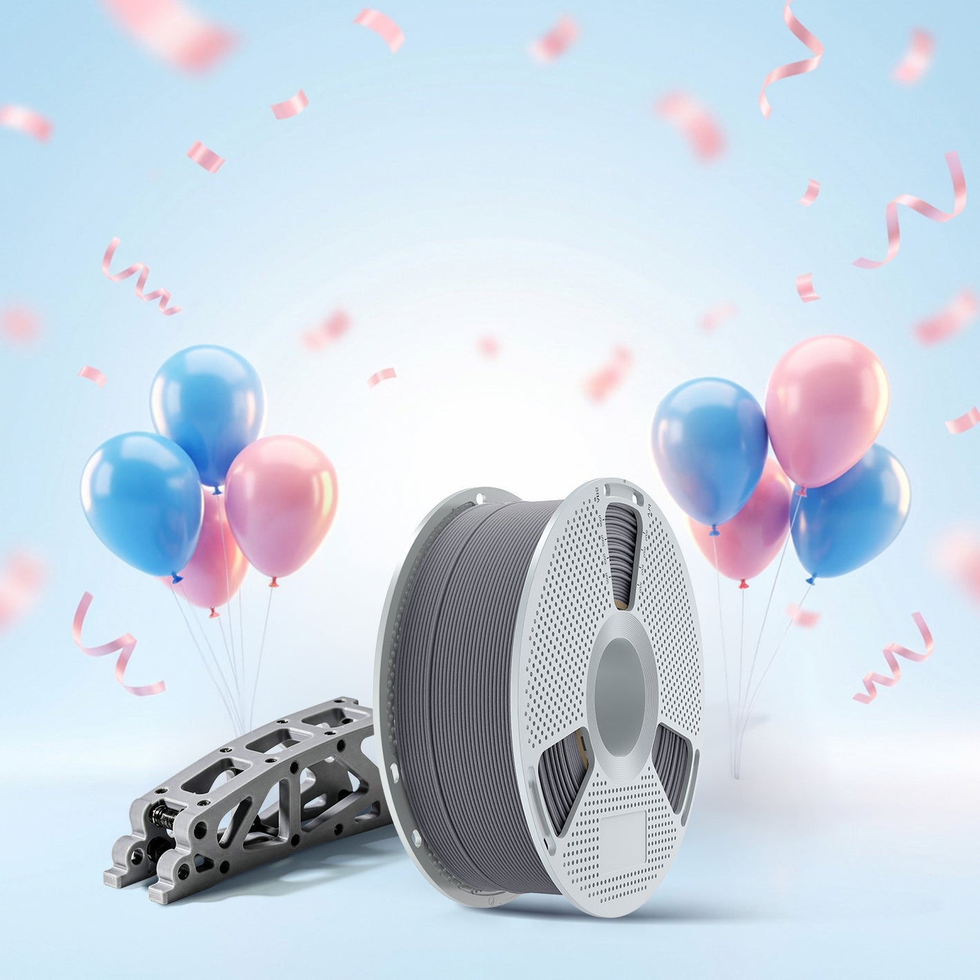 Nnylon-6 renforcé de fibres de verre (PA6-GF) Filament 1KG, PA6 avec 25 % de fibres de verre, résistance aux températures élevées jusqu'à 417 °F (214 °C)