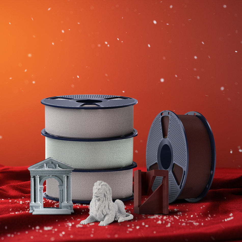 [MOQ : 3 Rouleaux] High Speed PLA Marble, Filament PLA Marbre Haute Vitesse 1KG