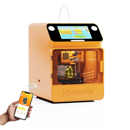 Kidoodle MiniBox A1 : Imprimante 3D pour enfants, libérez votre créativité avec Kidoodle, vitesse élevée de 600mm/s, AutoLiv/Design sécurisé pour les enfants/5 », écran tactile, Wi-Fi/contrôle d'application.