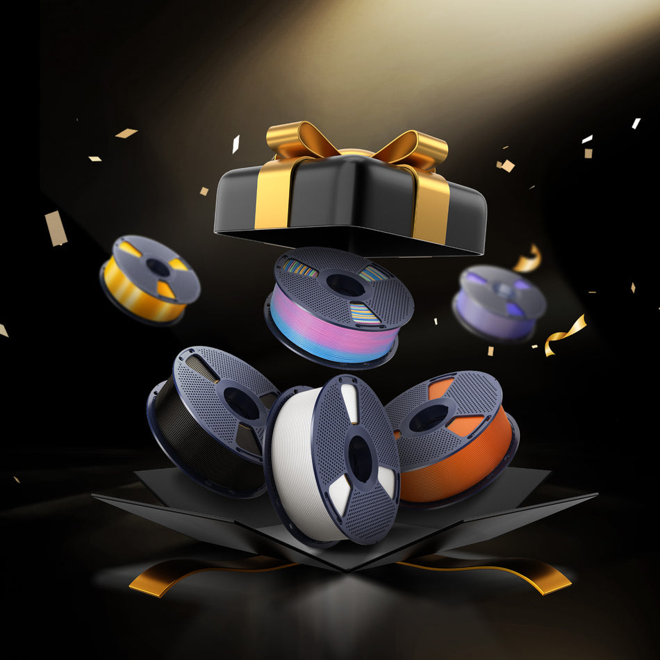 Boîte mystère pour impression FDM, découvrez la surprise Boîte mystère comprenant 1 kg*6 rouleaux