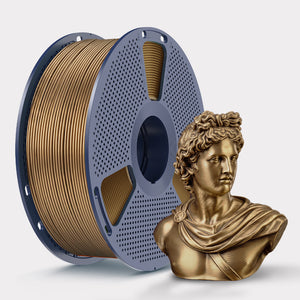 [Nouveau] SUNLU Filament PLA Metallic pour impression 3D 1KG, effet métallique réaliste
