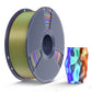 [MOQ : 3 Rouleaux] Silk Multicolore (Bicolore, Tricolore, Quatre couleurs). PLA+ Soie Unicolore Filament 1KG
