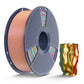 [MOQ : 3 Rouleaux] Silk Multicolore (Bicolore, Tricolore, Quatre couleurs). PLA+ Soie Unicolore Filament 1KG