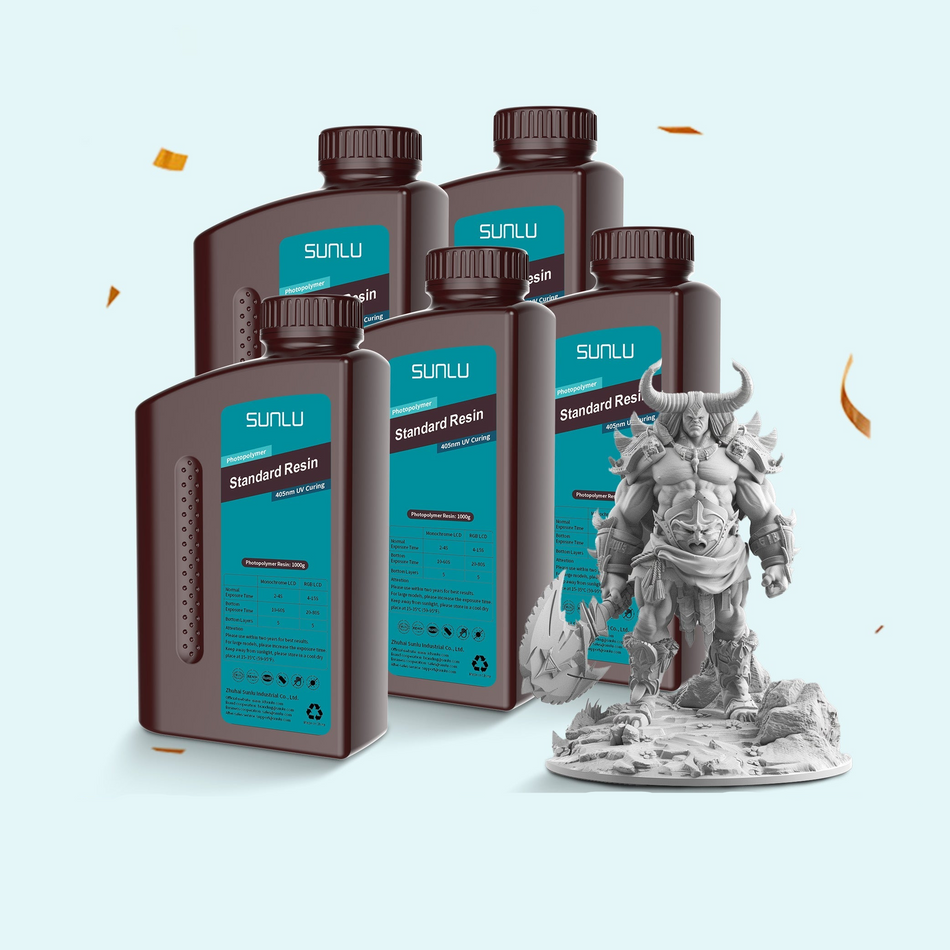 [MOQ : 6 Bouteilles] Série de résines 1000G et Résine Standard et Résine Standard Plus et Résine ABS-Like et Résine Standard Water-wash et Résine 14K