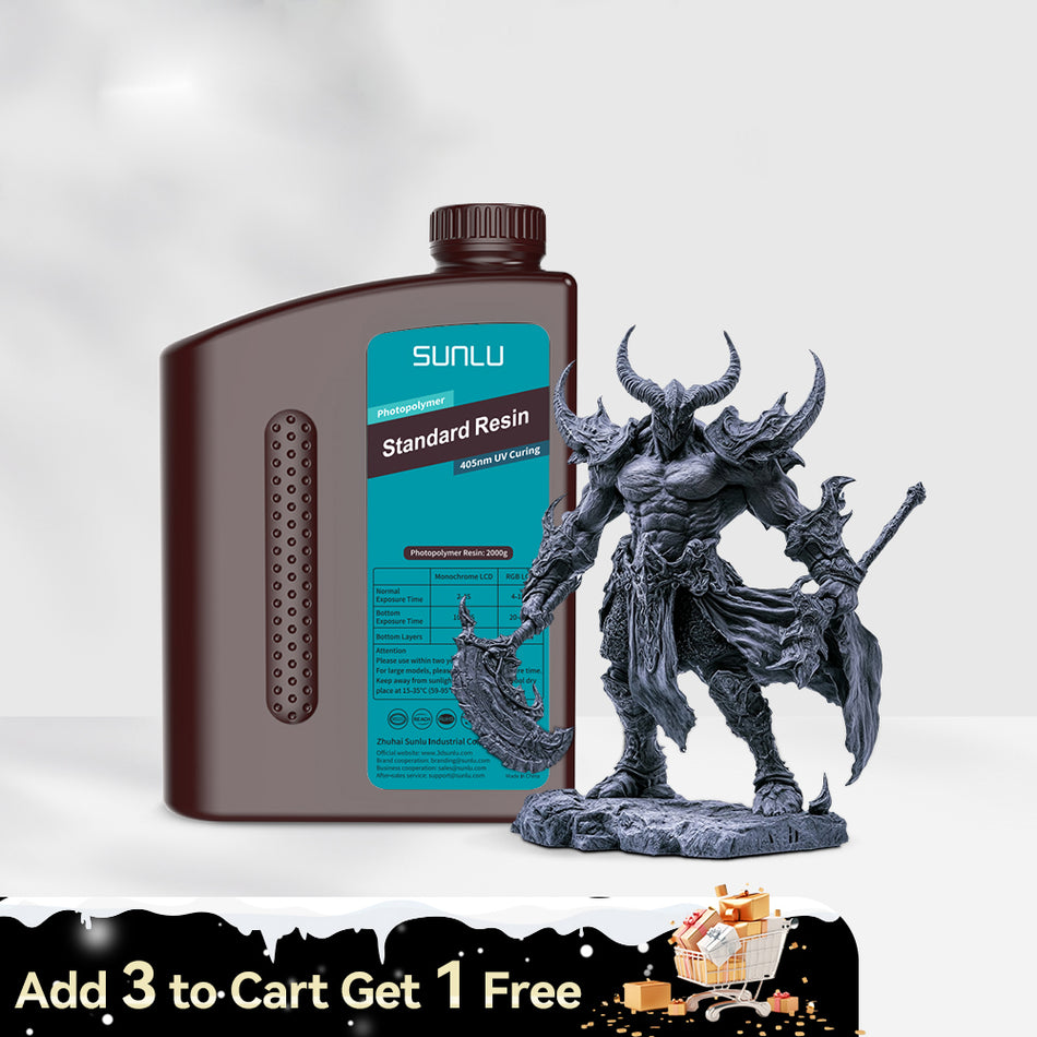 [ACHETER 3, PAYER 2] 2000G De Résine Standard, Résine Standard Water-wash, Résine De ABS-like Et Résine Haute Résistance