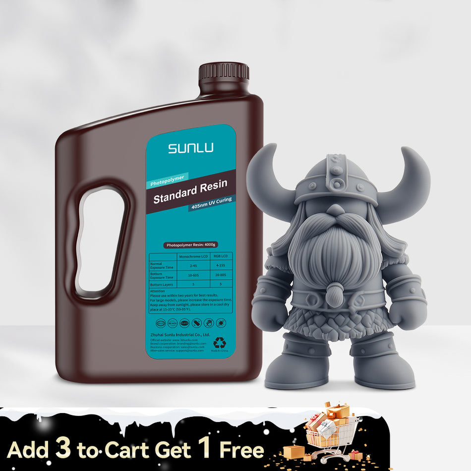 [ACHETER 3, PAYER 2] 4000G Résine Standard, Résine Standard Water-Wash