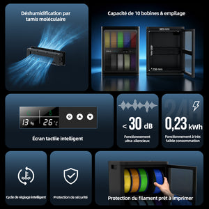 [Précommande bientôt] Filament Dehumidifying Cabinet FilaDC i10 – Armoire de déshumidification pour filaments