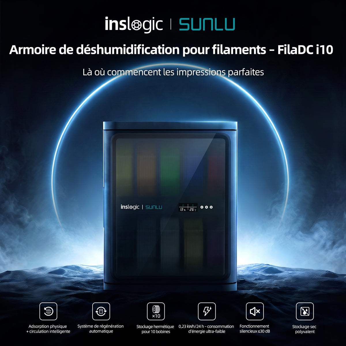 [Précommande] Filament Dehumidifying Cabinet FilaDC i10 – Armoire de déshumidification pour filaments