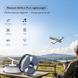 [Nouveau] Filament PLA Lightweight (LW-PLA) pour imprimante 3D - 0,8 kg