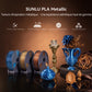 [Nouveau] SUNLU Filament PLA Metallic pour impression 3D 1KG, effet métallique réaliste